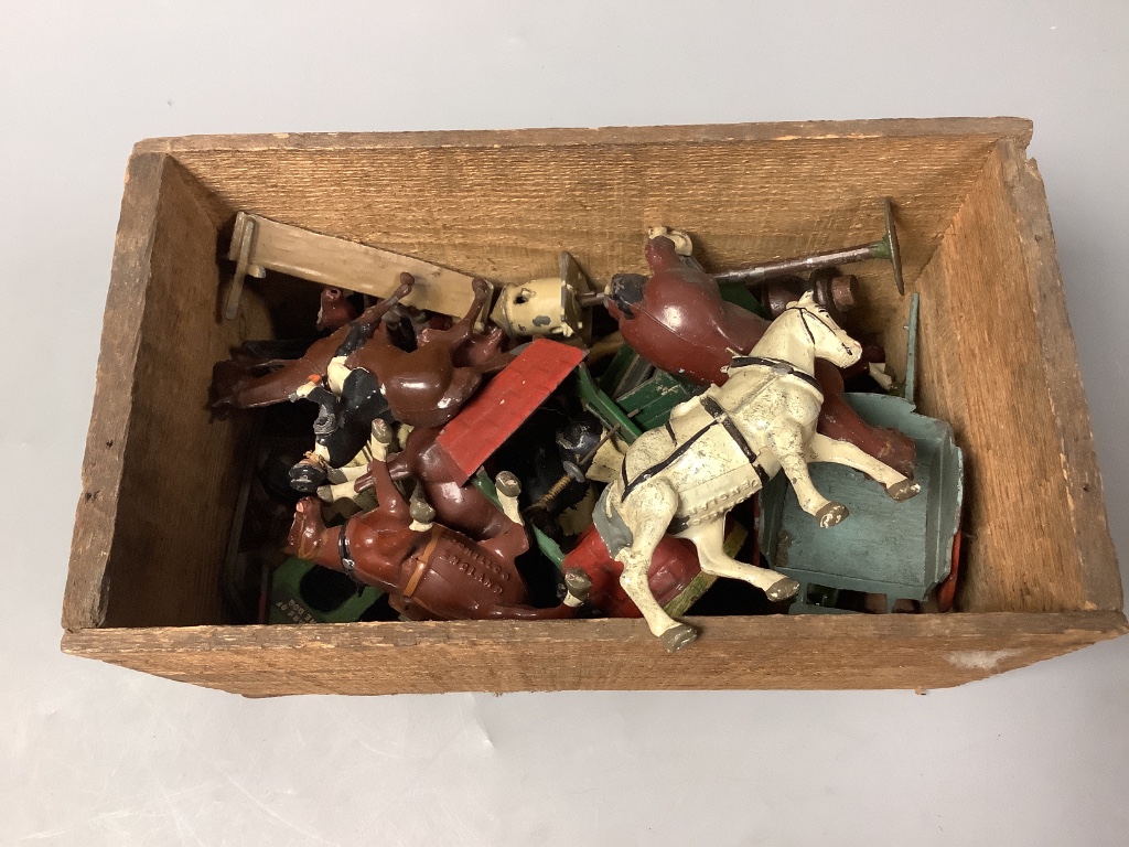 A quantity of Johillco painted lead animals